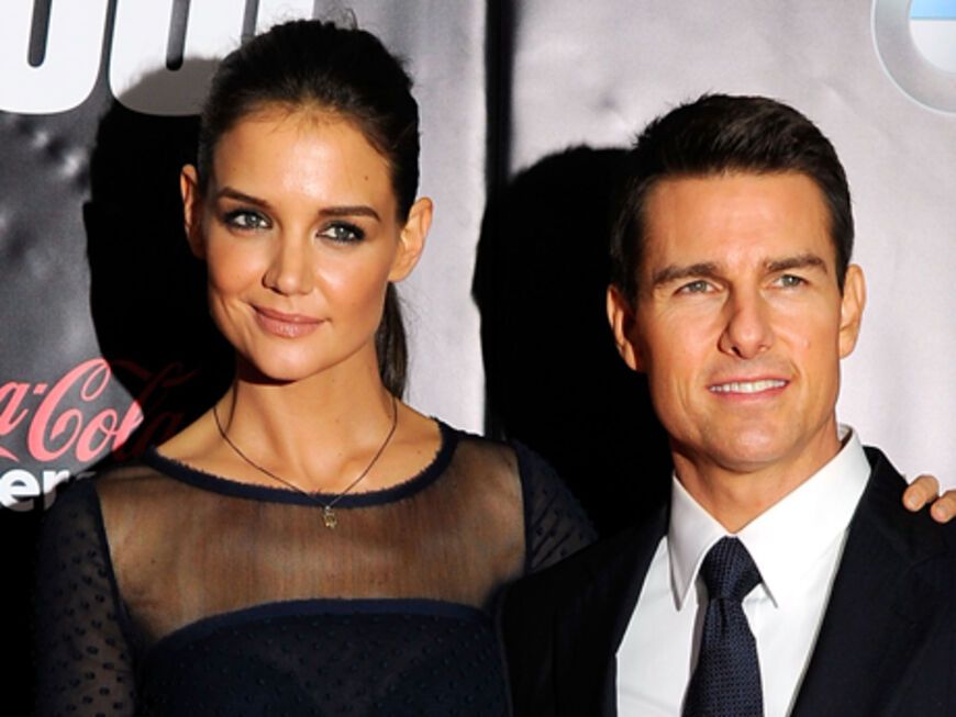 Glamour-Paar: Katie Holmes und Tom Cruise legten einen gewohnt professionellen Auftritt hin