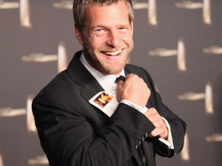 In Posierlaune: Schauspieler Henning Baum