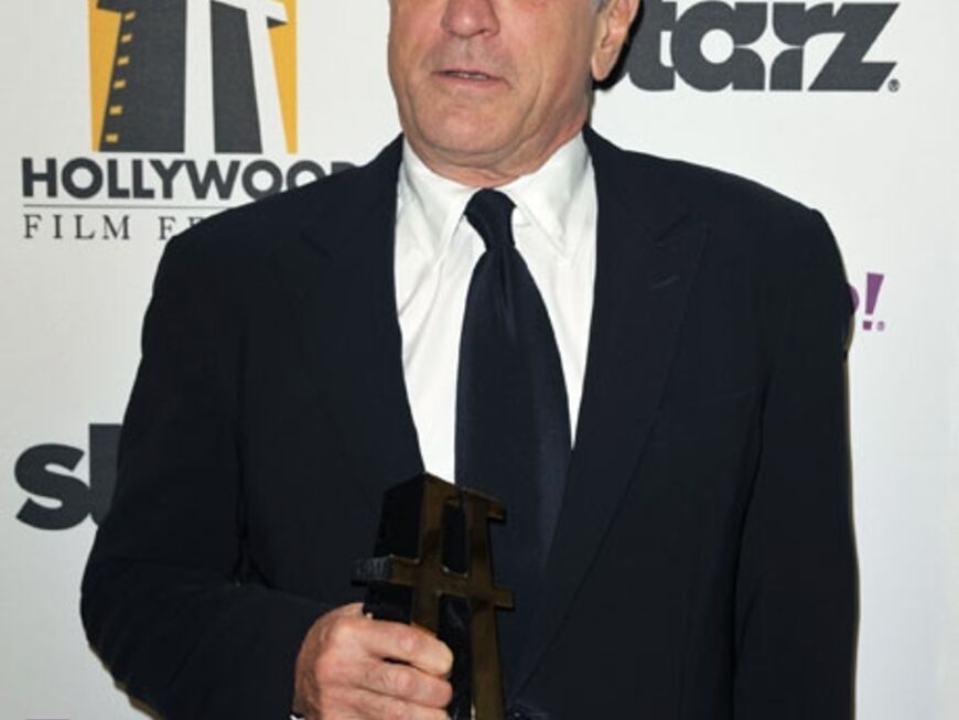 Robert De Niro freute sich über seinen Award als bester Schauspieler des Jahres