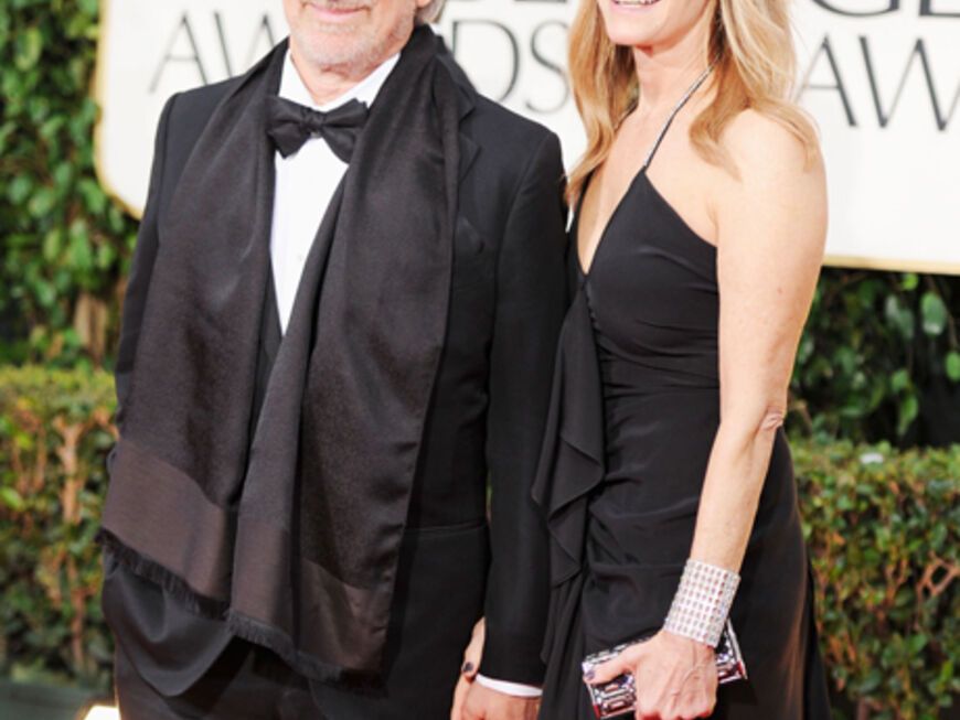 Hollywood-Regisseur Steven Spielberg kam mit Kate Capshaw