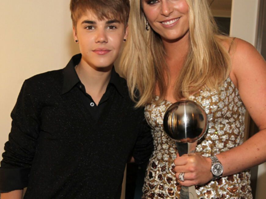 Justin Bieber gratulierte Preisträgerin Lindsey Vonn