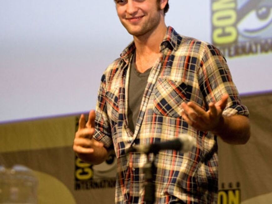 Robert Pattinson ist wegen des neuen "Twilight Films - New Moon" gekommen