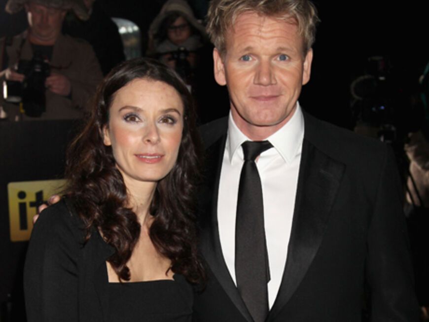 Auch der britische Star-Koch Gordon Ramsay kam gemeinsam mit seiner Ehefrau Tana zur Verleihung ins Königliche Kriegsmuseum in London