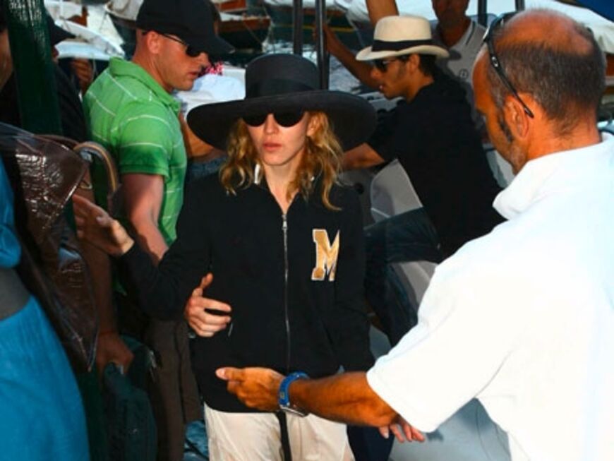 Madonna ist zu Gast in Portofino