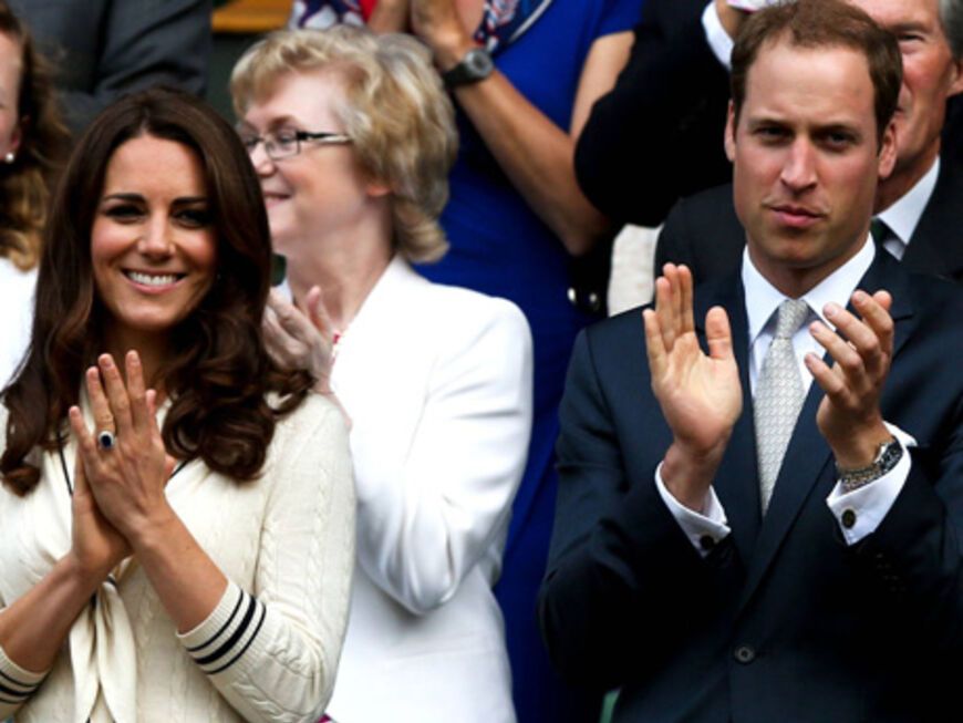 Tennis-Fan: Schon wenige Tage zuvor kam Kate gemeinsam mit ihrem Ehemann Prinz William zum wohl wichtigsten Tennisturnier der Welt