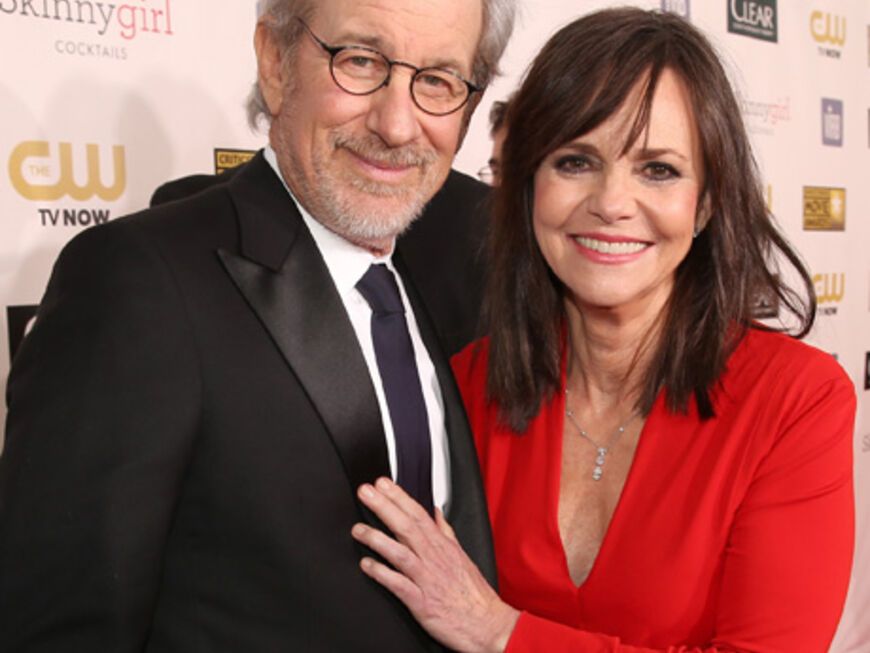 Regisseur Steven Spielberg kuschelte sich an Schauspielerin Sally Field