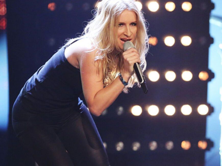 Halbinale bei "X Factor": Sandra Nasic performte mit ihrer Band Guano Apes und rockte die Bühne