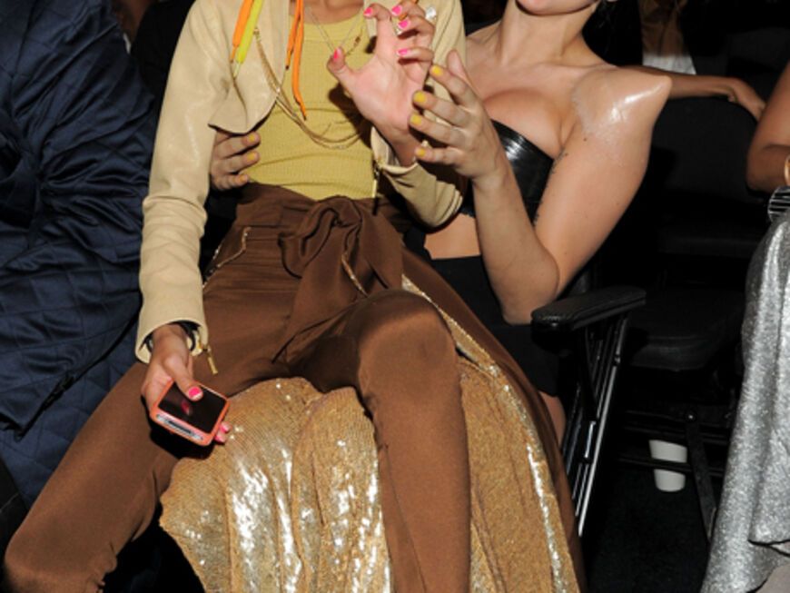 Hatten offensichtlich viel Spaß: Lady GaGa und Willow Smith