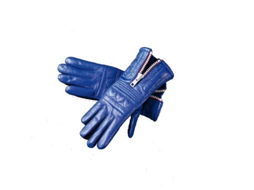 Für Ischgl: Handschuhe aus Leder im Retrolook von Closed, ca. 90 Euro