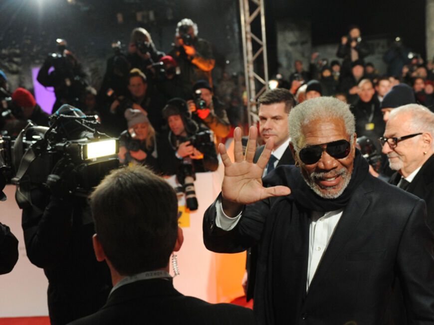 Noch mehr Glamour und Flair: Oscar-Gewinner Morgan Freeman zu Gast in Berlin