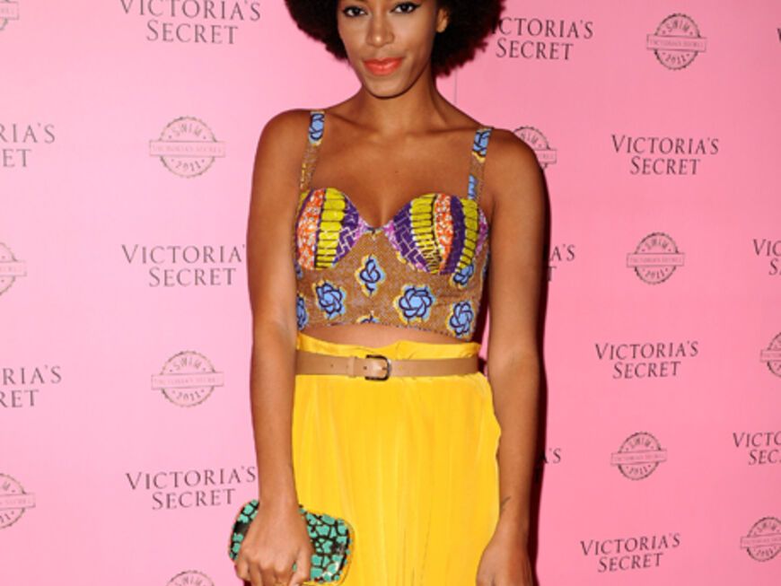 Strahlte in Gelb: Solange Knowles