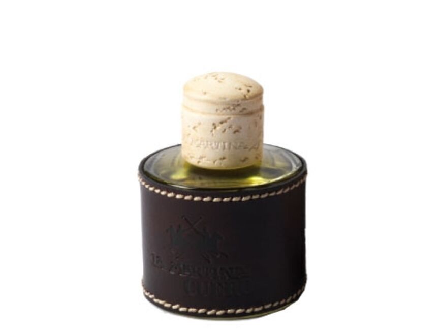 Leder und Bergamotte: "Cuero" 
von La Martina, EdT, 50 ml ca. 59 Euro