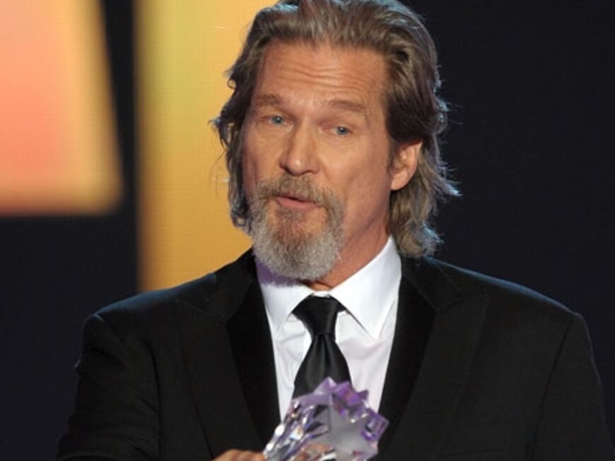 Jeff Bridges gewann den Preis als bester Schauspieler für seine Rolle in "Crazy Heart"
