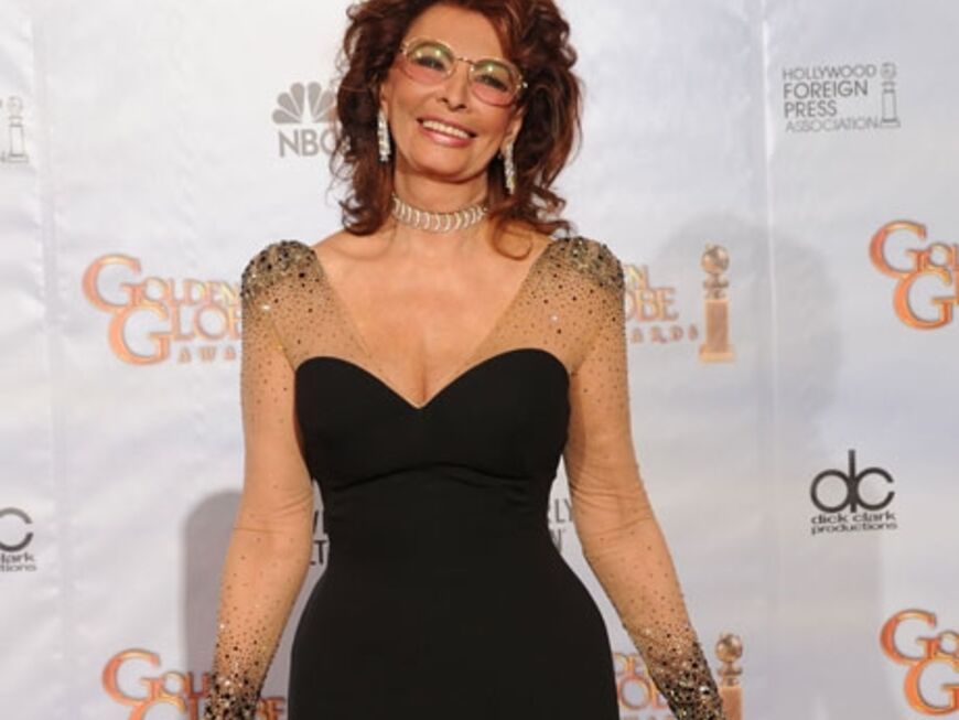 Wow! Sophia Loren stand bei der "Golden Globes"-Verleihung auf der Bühne und durfte einen Preis vergeben