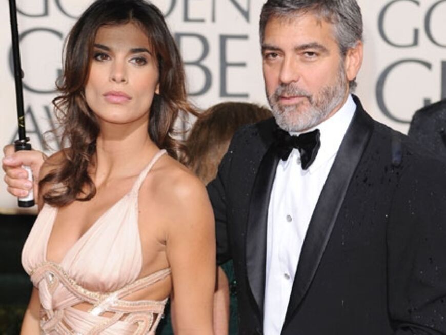 George Clooney kam in Begleitung seiner Freundin Elisabetta Canadis