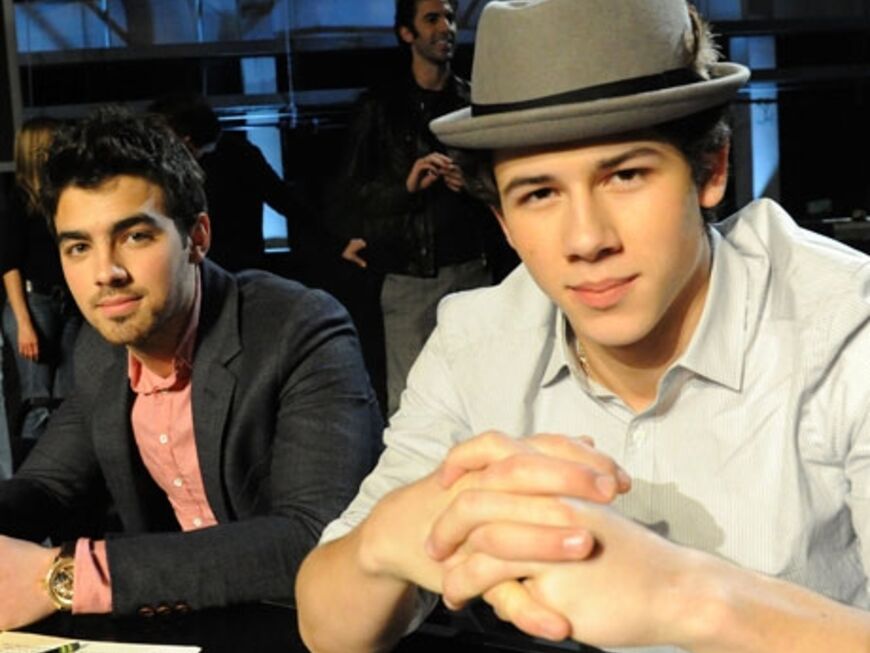 Die Jungs von den "Jonas Brothers" unterstützten gerne