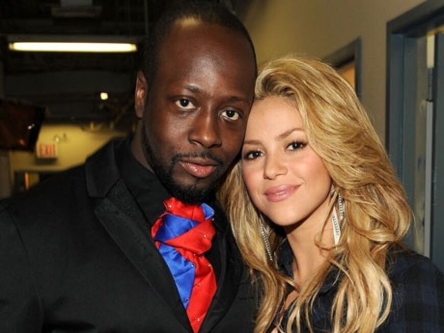 Eine Show der Superlative: Auch der auf Haiti geborene Wyclef Jean unterstützt die Gala zusammen mit  Shakira