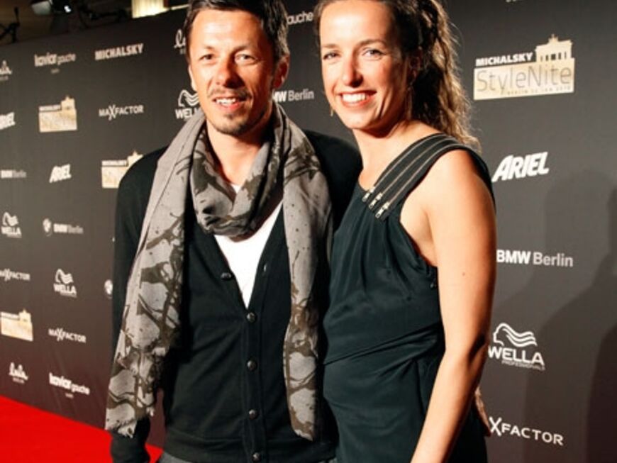 Michi Beck und seine Frau besuchten die Show ihrer langjährigen Freundin Leyla Piedayesch alias Lala Berlin