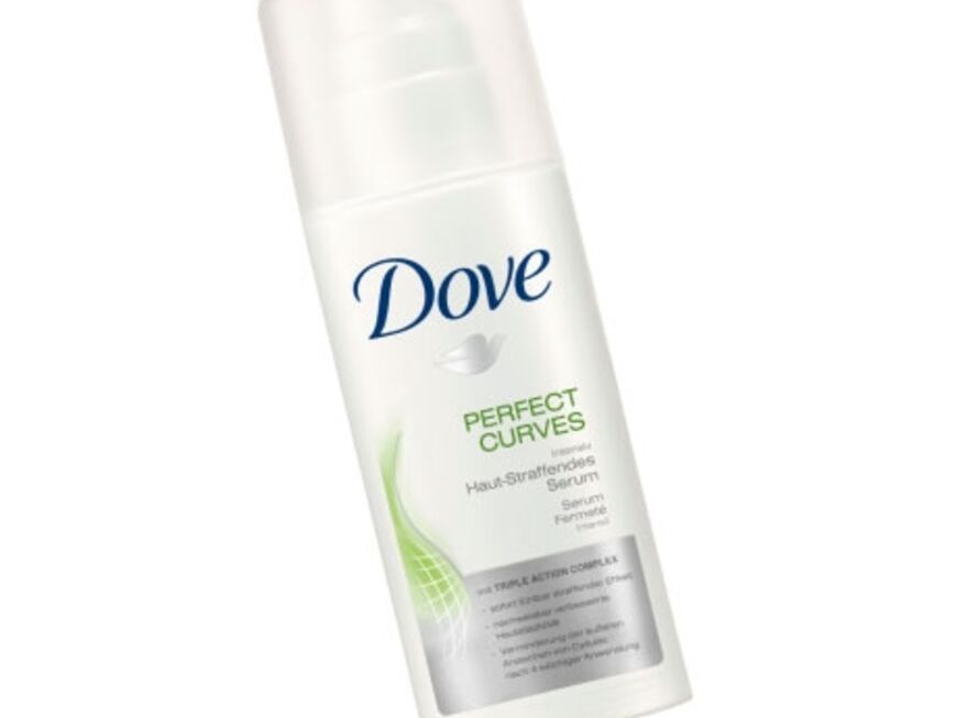  Soll die Silhouette in vier Wochen 
 straffen: "Perfect Curves Hautstraf-
 fendes Serum" von Dove, 100 ml 
 ca. 10 Euro  