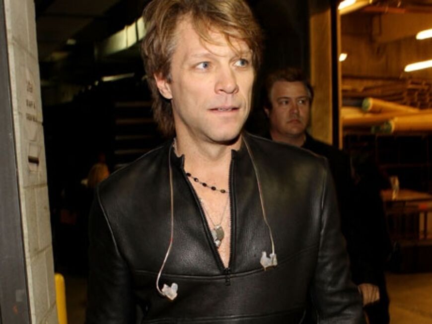 Jon Bon Jovi vor seinem Auftritt