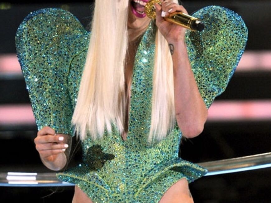 Lady GaGa sorgte vor allem mit ihren Outifts für Aufsehen