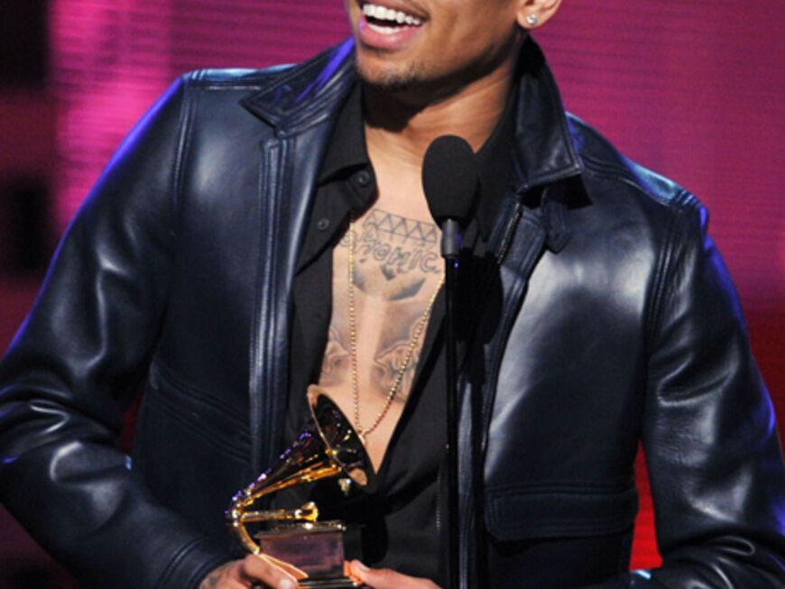 Chris Brown ist wieder da! Er durfte sogar einen Preis für das "Beste R'n'B"-Album entgegennehmen