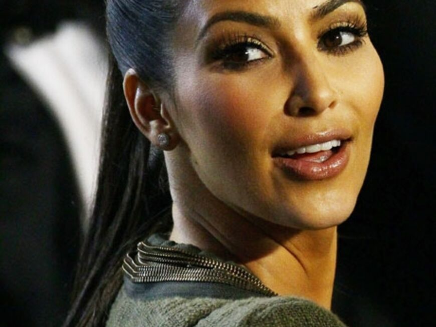 Kim Kardashian unterstützt ihren Freund Reggie Bush, der für die "New Orleans Saints" auf dem Feld steht