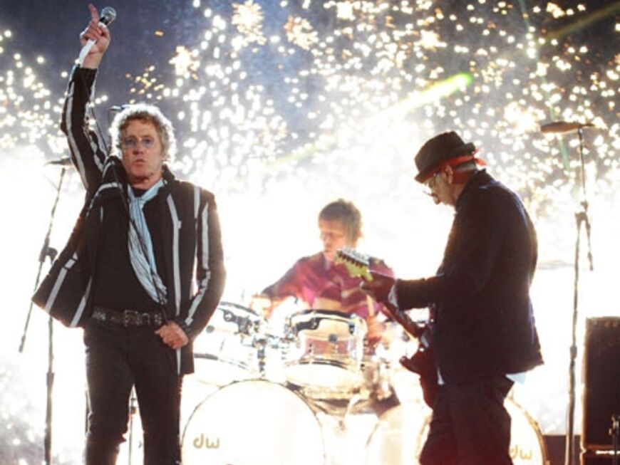 Legendär: "The Who" liefern eine routinierte Leistung mit einer spektakulären Bühnenshow ab