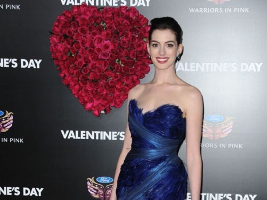 Strahlend schön: Anne Hathaway. Die 27-Jährige spielt eine Rolle in der romantischen Liebeskomödie