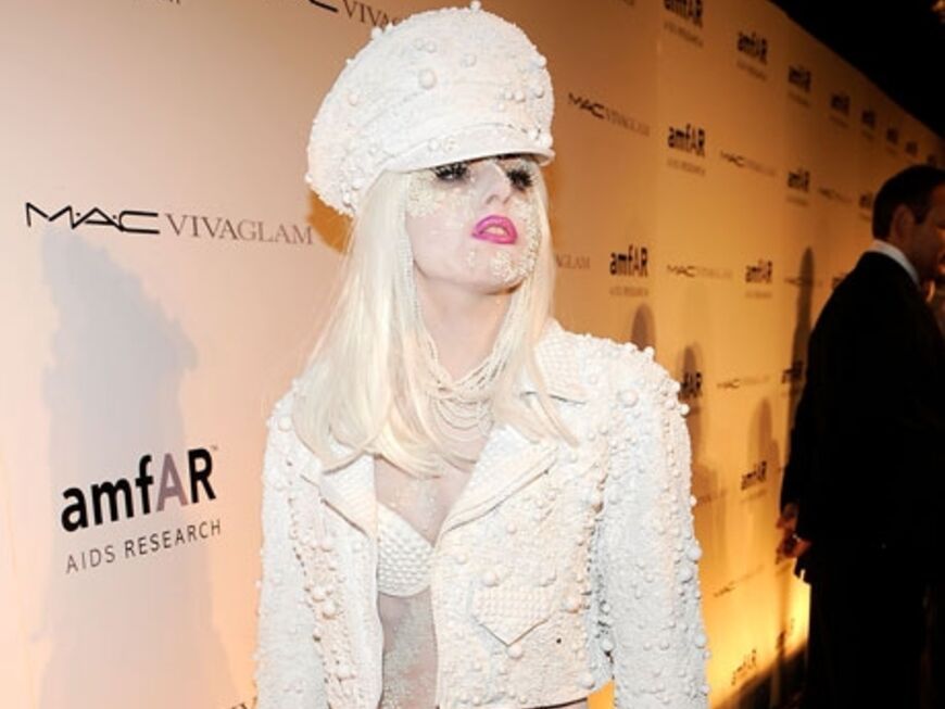 Stil-Ikone Lady GaGa bewies mit ihrem Outfit mal wieder Mut zur Extravaganz! 