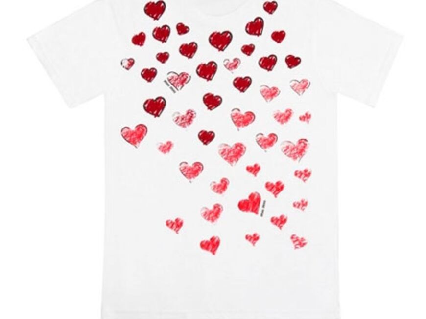 Herzig: T-Shirt von Miu Miu. Preis auf Anfrage. Über net-a-porter.com