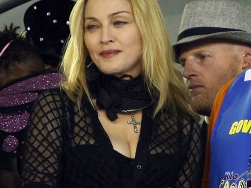 Jubel, Trubel, Heiterkeit. So ausgelassen und glücklich hat man Madonna lange nicht gesehen