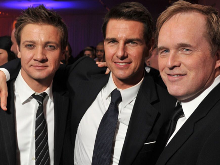 Männerrunde: Jeremy Renner, Tom Cruise und Regisseur Brad Bird