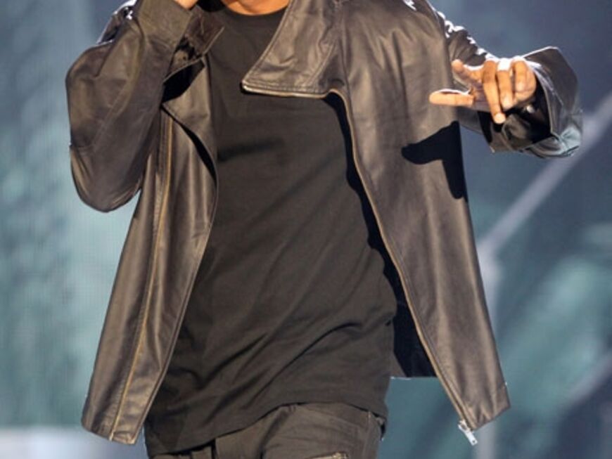 Preisträger Jay-Z gehörte ebenfalls zu den Showacts und holte sich für seinen Auftritt prominente Unterstützung