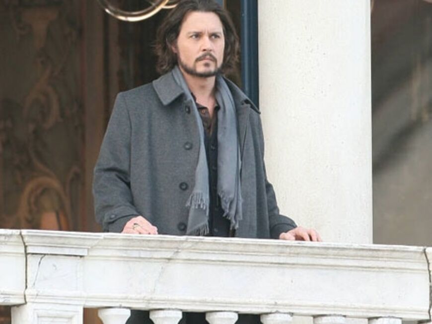 Jolies Filmpartner Johnny Depp dreht in Venedig, wo die meisten Szenen des Films entstehen sollen
