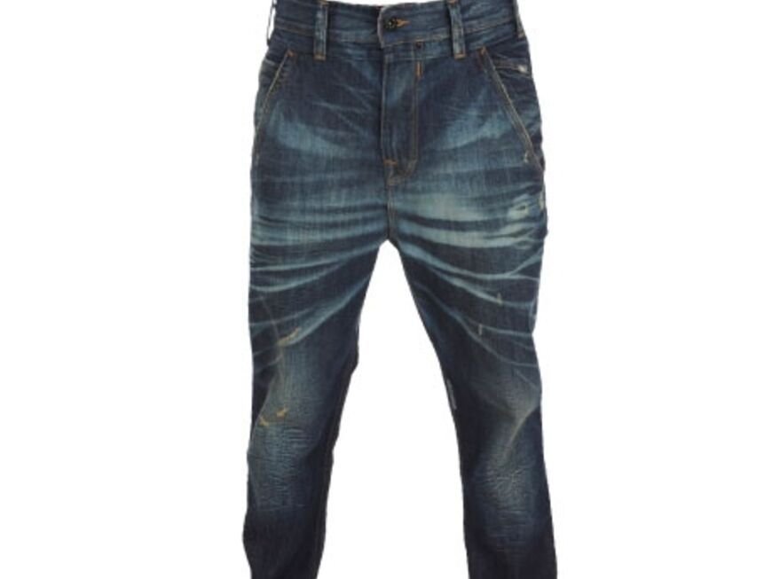 Sarouelhosen mit tiefem Schritt und schmalem Bein sind der Denim-Trend des Sommers! 
Jeans von Firetrap, ca. 100 Euro