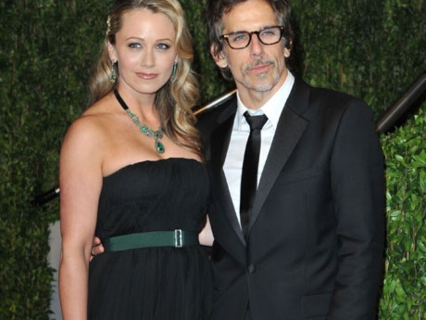Christine Taylor kam mit Ehemann Ben Stiller zur Oscar-Party des Magazins "Vanity Fair"