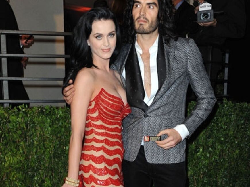 Immer noch frisch verliebt: Katy Perry mit Lover Russell Brand