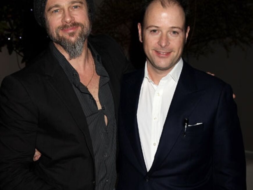 Erfoglsduo? Brad Pitt und Matthew Vaughn sind gemeinsam am Projekt "Kick-Ass" beteiligt. Vaughn führte Regie, Pitt produzierte den Film mit