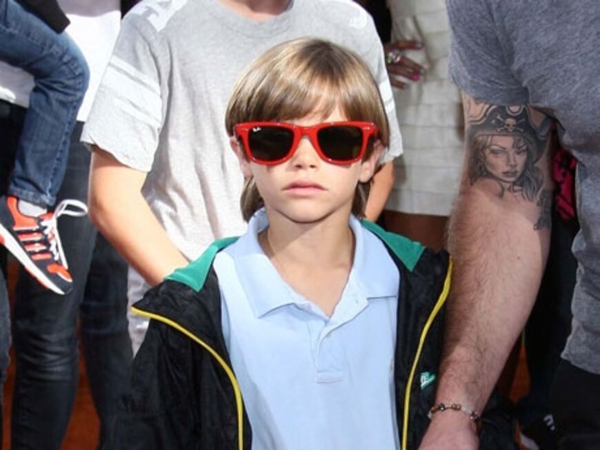 Cool: Romeo Beckham ist bereits schon in seinen jungen Jahren ein echter Trendsetter. Kein Wunder bei den Eltern ...
