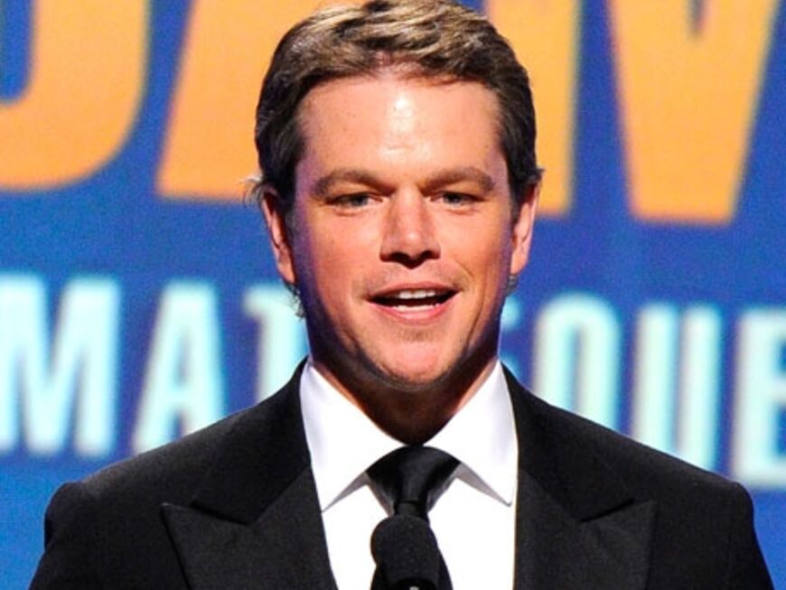 Matt Damon war der Ehrengast der American Cinematheque Awards. Der Schauspieler wurde mit einer Trophäe ausgezeichnet und bei den Reden von Freunden und Kollegen ordentlich aufs Korn genommen