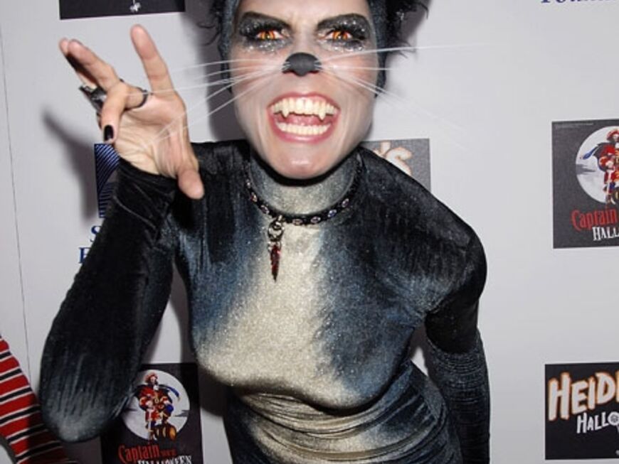Miauuuuu! 2007 hat sich Heidi wohl von Catwoman inspirieren lassen