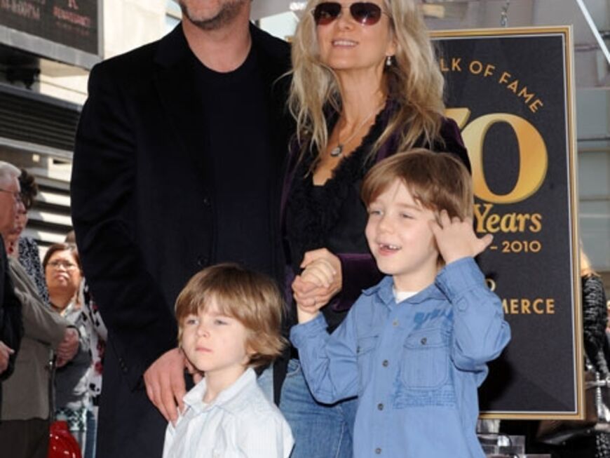 Familienausflug: Zu dieser besonderen Ehrung brachte Russell Crowe seine ganze Familie mit nach Hollywood