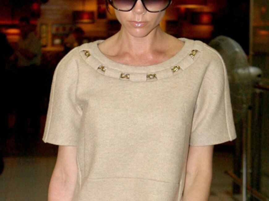 Sie ist die Königin der Sonnenbrillen: Keine hat so viele verschiedene Modelle wie Neu-Modedesignerin Victoria Beckham