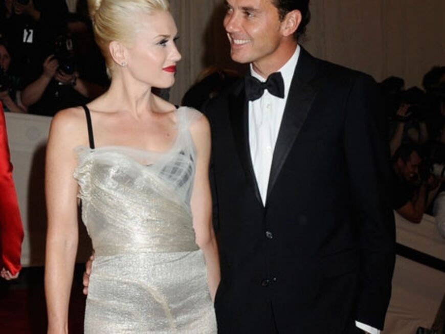 Promi-Vorzeige-Paar Gwen Stefanie mit Ehemann Gavin Rossdale durften auf dieser Gästeliste natürlich nicht fehlen