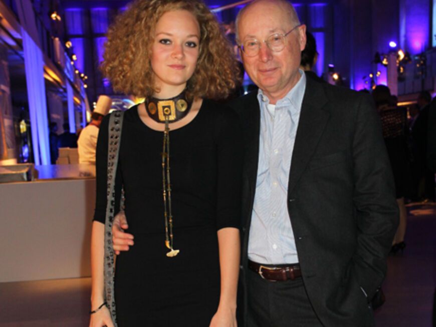 Der ehemalige "Spiegel"-Chefredakteur Stefan Aust mit seiner hübschen Tochter Antonia