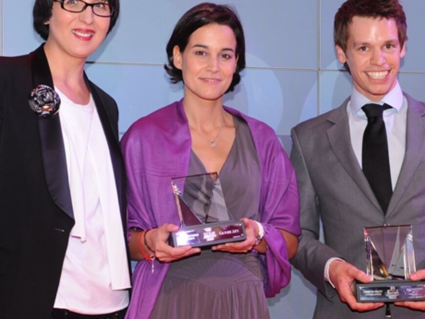 Noch mehr Beauty-Gewinner: Sandra Mohsni (Geschäftsführerin von Guerlain) und Andreas Höhner (Product-Manager von LOreal) wurden für ihre tollen Marken Guerlain und Vichy geehert