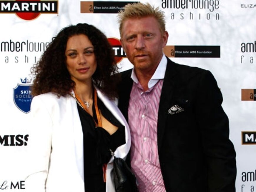 Dieses Paar hat bestimmt schon die Dauerkarte beantragt: Lilly und Boris Becker sind Stammgäste bei der Formel 1
