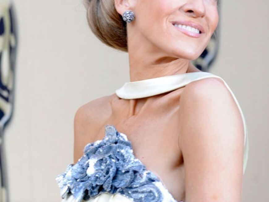 Zur Oscar-Verleihung 2010 erschien sie in einem Kleid von Chanel Couture...