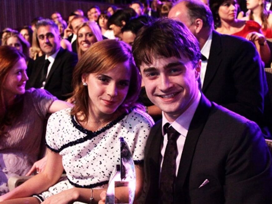"Harry Potter"-Stars Emma Watson und Daniel Radcliffe freuten sich über ihre Auszeichnung